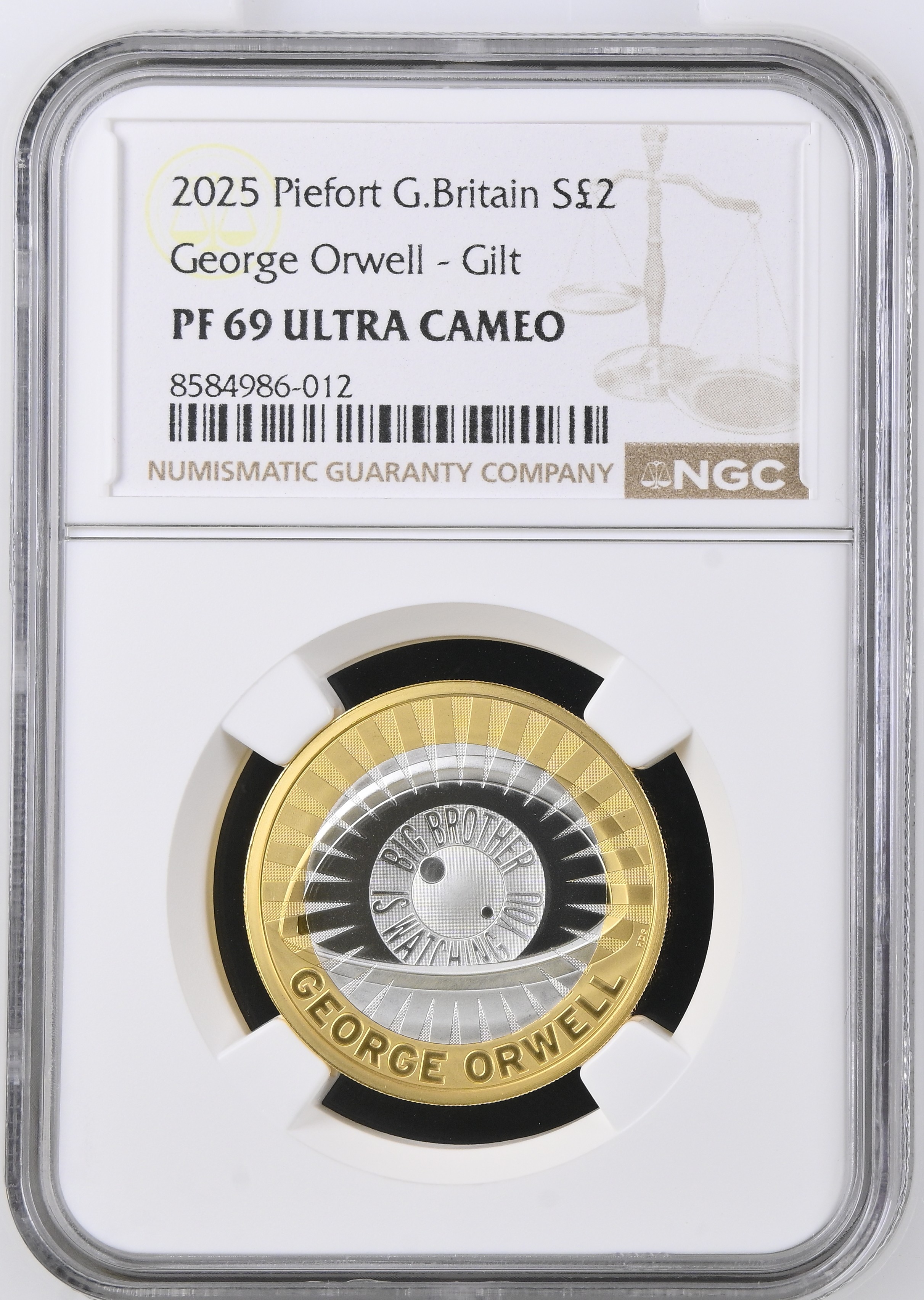2025 George Orwell Obverse